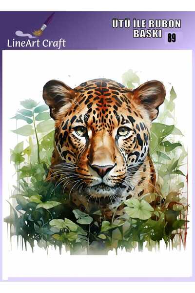 LİNEART Ütü ile Rubon Baskı Transfer No:RB89-30x30cm