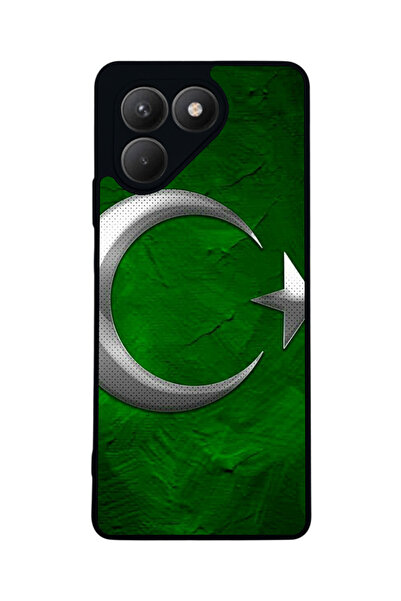 TECNO حافظة سوداء متوافقة مع Pova 7 Matte - سيليكون ناعم، واقي، غطاء ممتص للصدمات