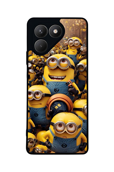 TECNO حافظة سوداء متوافقة مع Pova 7 Matte - سيليكون ناعم، واقي، غطاء ممتص للصدمات