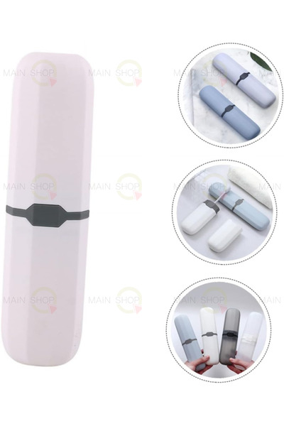 seahome 2 Pcs Travel Type Accessory Carry Glasses Toothpaste Storage Makeup B...