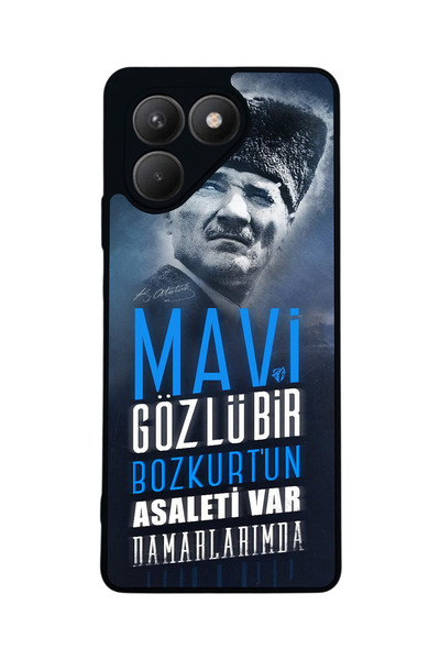 TECNO حافظة سوداء متوافقة مع Pova 7 Matte - سيليكون ناعم، واقي، غطاء ممتص للصدمات