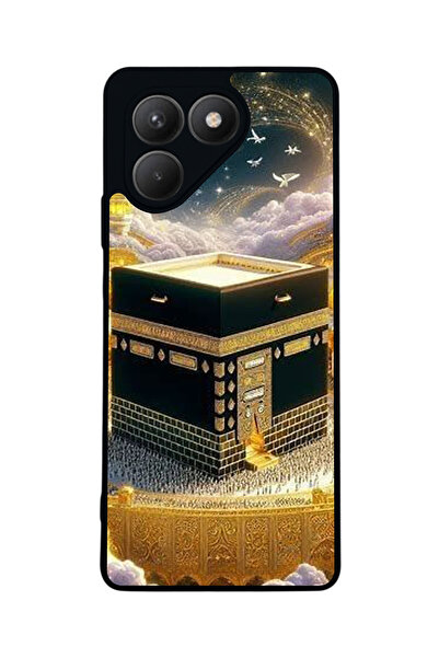 TECNO Pova 7 Matte Compatible Black Case – Soft Silicone, Protective, Shock-A...