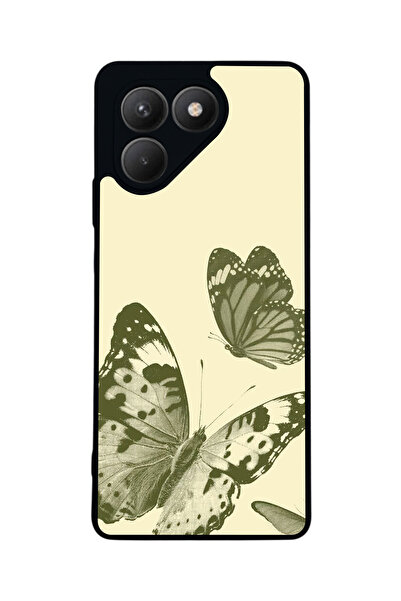 TECNO حافظة سوداء متوافقة مع Pova 7 Matte - سيليكون ناعم، واقي، غطاء ممتص للصدمات