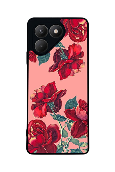 TECNO حافظة سوداء متوافقة مع Pova 7 Matte - سيليكون ناعم، واقي، غطاء ممتص للصدمات