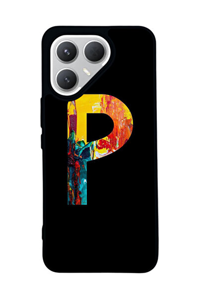 TECNO حافظة سوداء متوافقة مع هاتف Pova 7 Pro – سيليكون ناعم، واقي، غطاء ممتص للصدمات