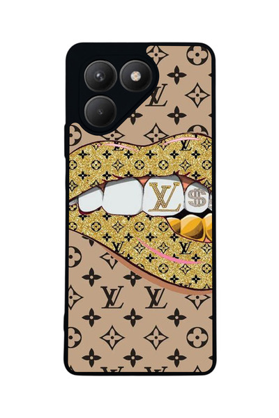 TECNO حافظة سوداء متوافقة مع Pova 7 Matte - سيليكون ناعم، واقي، غطاء ممتص للصدمات