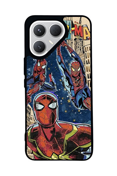 TECNO حافظة سوداء متوافقة مع هاتف Pova 7 Pro – سيليكون ناعم، واقي، غطاء ممتص للصدمات