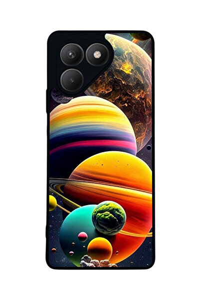 TECNO حافظة سوداء متوافقة مع Pova 7 Matte - سيليكون ناعم، واقي، غطاء ممتص للصدمات