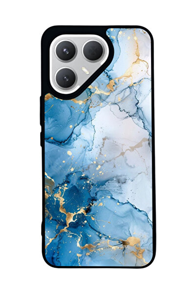 TECNO Pova 7 Pro Matte Compatible Black Case – Soft Silicone, Protective, Sho...