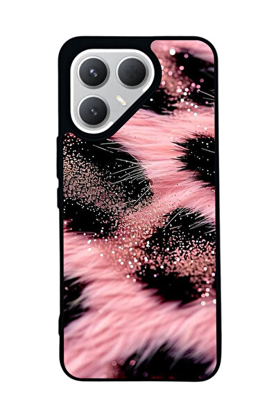 TECNO حافظة سوداء متوافقة مع هاتف Pova 7 Pro – سيليكون ناعم، واقي، غطاء ممتص للصدمات