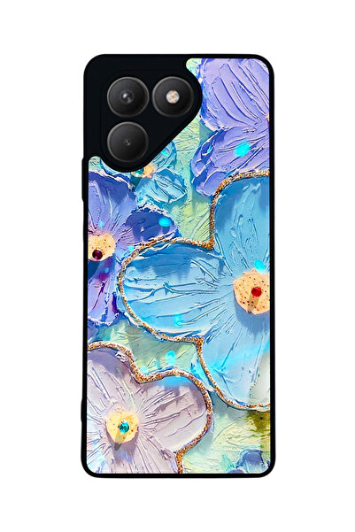 TECNO حافظة سوداء متوافقة مع Pova 7 Matte - سيليكون ناعم، واقي، غطاء ممتص للصدمات