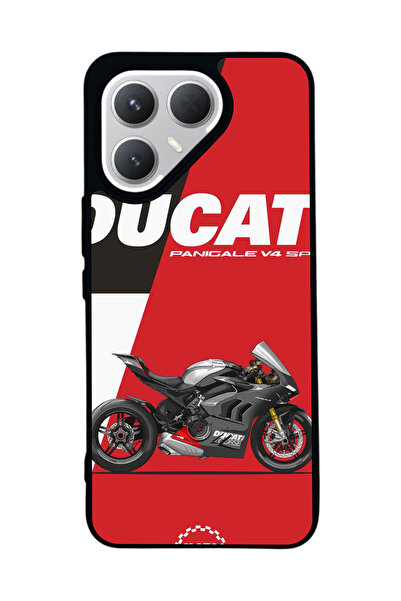 TECNO حافظة سوداء متوافقة مع هاتف Pova 7 Pro – سيليكون ناعم، واقي، غطاء ممتص للصدمات