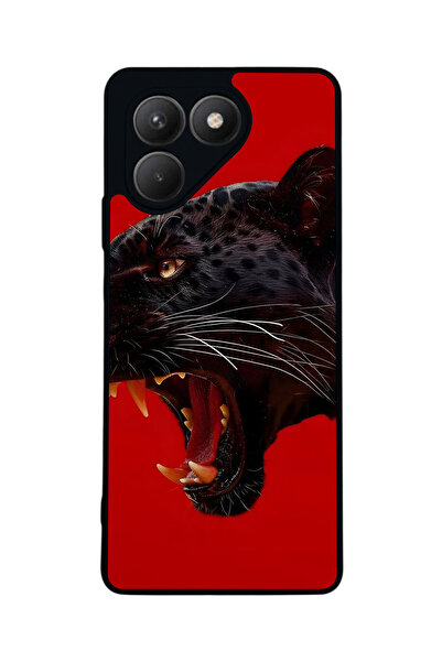 TECNO حافظة سوداء متوافقة مع Pova 7 Matte - سيليكون ناعم، واقي، غطاء ممتص للصدمات