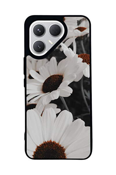 TECNO حافظة سوداء متوافقة مع هاتف Pova 7 Pro – سيليكون ناعم، واقي، غطاء ممتص للصدمات