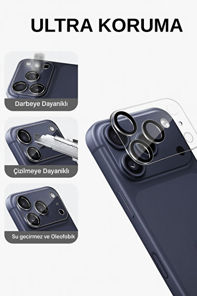 TRENDPİX واقي عدسة الكاميرا الكاملة التغطية لآيفون 17 - حماية محيط الكاميرا، ...