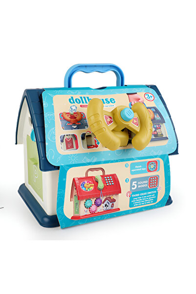 OEM Interactive House with Steering Wheel, Sounds and Toys, 25.5 cm