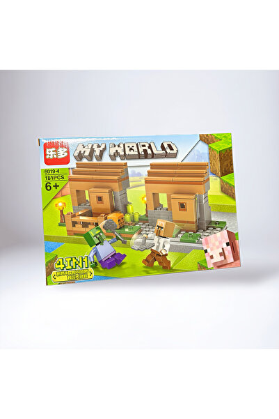 Universul Jucăriilor Minecraft My World construction set, 181 pieces, figurines and accessories, educational toy - 4