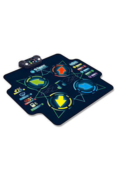 OEM Interactive Dance Mat – 4 Games, Sounds, LED Lights, Difficulty Levels, 99×102 cm, 3+