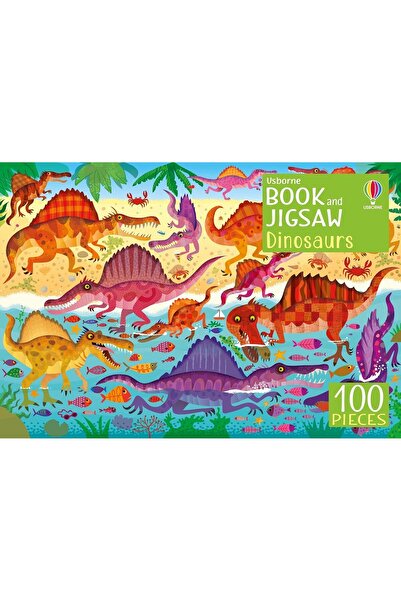 Usborne Publishing Carte și puzzle Usborne: Dinozauri