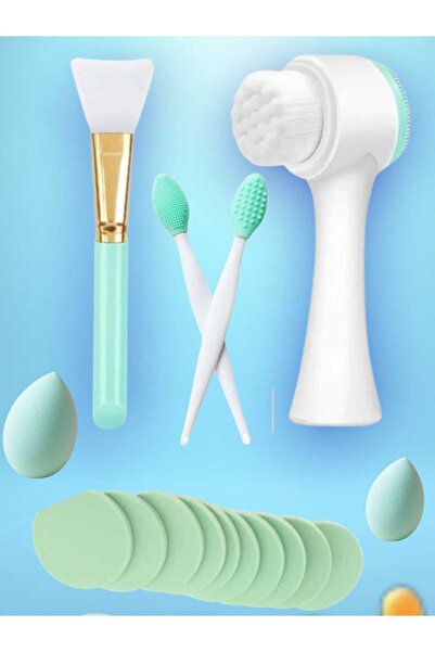MT Yüz Temizleme Fırçası + Peeling Fırçası+ Maske Soyma & Sürme Aparatı