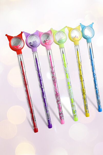 Kids Like Kuromi Sanrio Yumurtlayan Kalem Büyüteç Başlıklı - 1 Adet