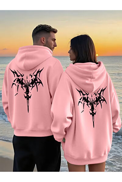 NEVERMIND Poštovani par, kombinacija trenda Štampano Sa kapuljačom set džempe...