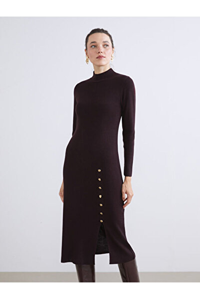 LC Waikiki Yarım Balıkçı Yaka Triko Elbise