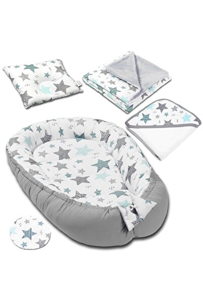Kidizi Set 5 piese Bebe Nou-Nascut All Mint Stars