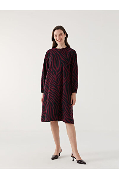LC Waikiki Crew Neck Print Dress