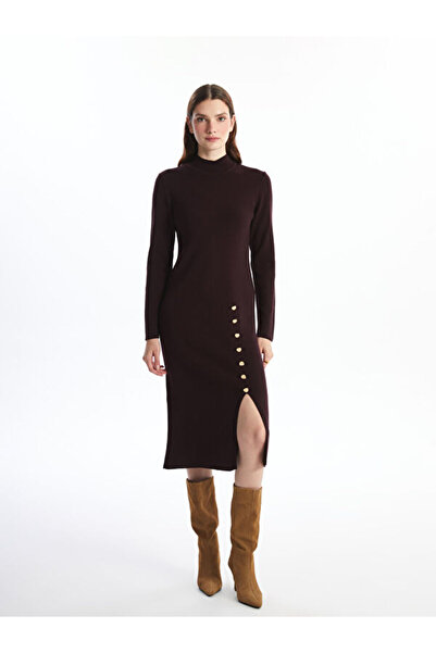 LC Waikiki Half Turtleneck Women's Knitwear Dress