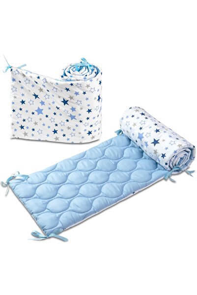 Kidizi Set 2 aparatori matlasate patut 120x60 cm Milky Way Deluxe, inaltime 3...