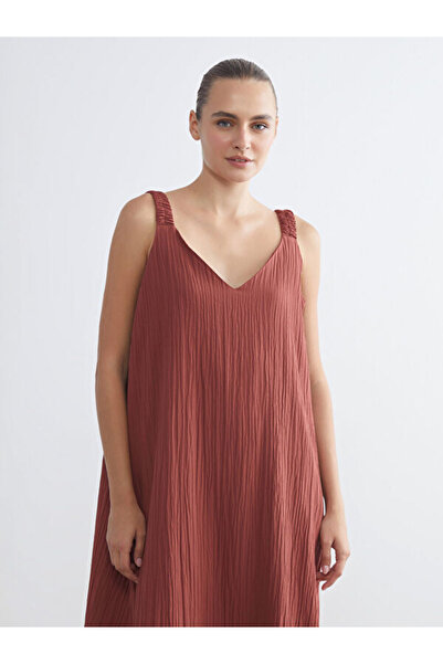 LC Waikiki Quality Pieces from Çelebi Store V Planting Textured Dress