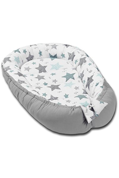 Kidizi Cosulet bebelus pentru dormit Baby Nest Cocoon 90x50 cm All Mint Stars