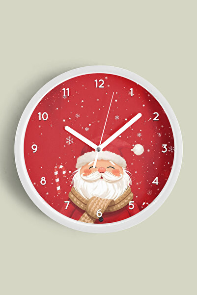 JHAAR ساعة حائط مزخرفة بطابع السنة الجديدة - هدية رأس السنة وتصميم عصري - 30 ...