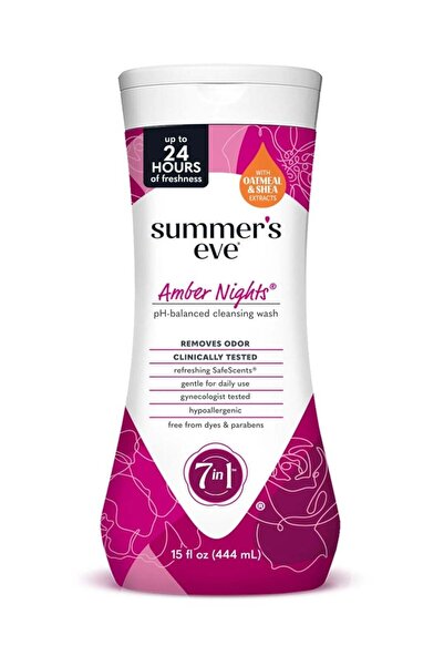 Summer's Eve غسول الجسم المنعش اليومي للنساء، أمبر نايتس بخلاصة الشوفان والشي...