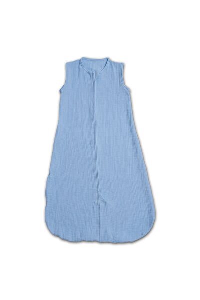 Kidizi Summer sleeping bag for children made of double muslin 3-18 months sky...