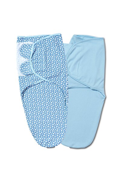 Kidizi Set 2 sisteme de infasat reglabil din bumbac 0-3 luni Clouds