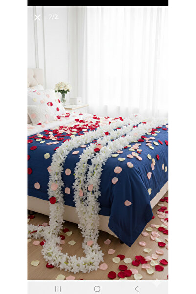 yapay çiçek evi 2 metre beyaz sarkan ortanca dekor ev süslemeleri