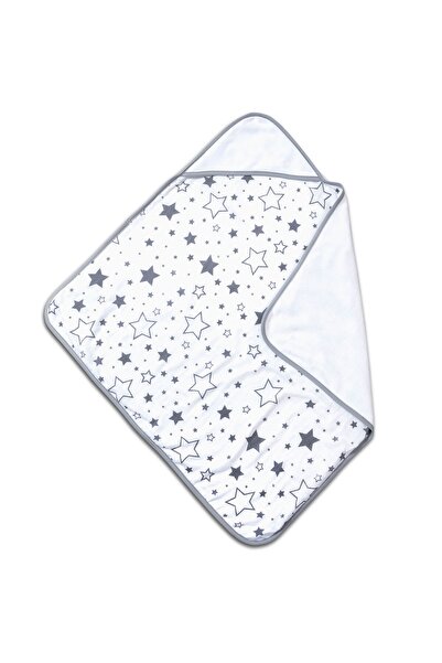 Kidizi Baby towel 80x80 cm with two sides muslin and terry Galaxy Grey