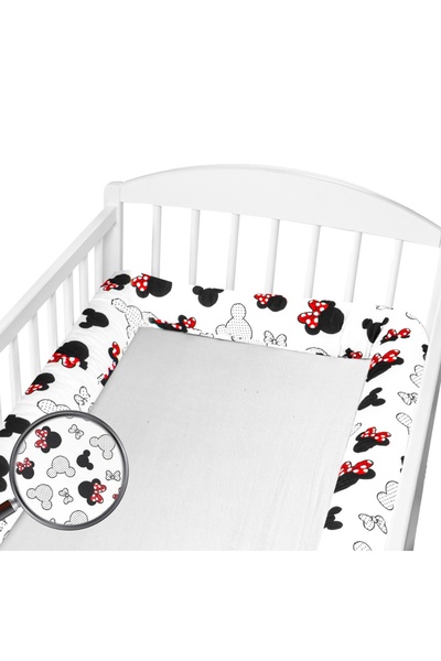 Kidizi Set 2 aparatori laterale multifunctionale tip rulou pentru patut 120x6...