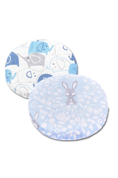 Kidizi Set of 2 anti-colic pillows with cherry stones Bunny & Elephants Blue,...