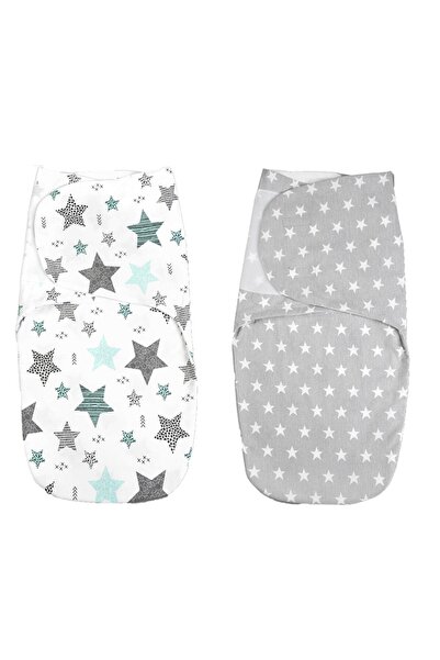 Kidizi Set 2 sisteme de infasat duble cu interior din flanel 0-3 luni All Min...