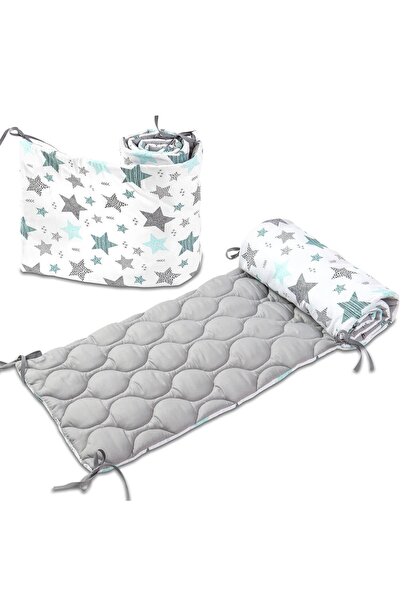 Kidizi Комплект от 2 капитониран предпазни обиколници за кошара 140x70 см All...