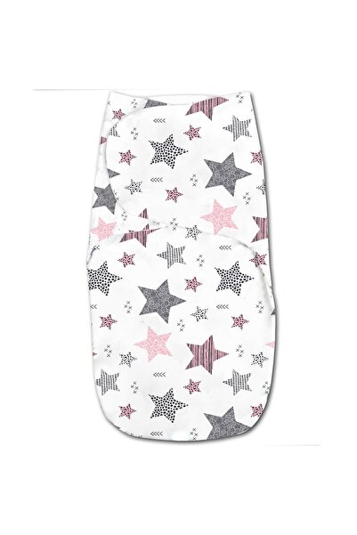 Kidizi Sistem de infasat dublu cu interior din flanel 0-3 luni All Pink Stars