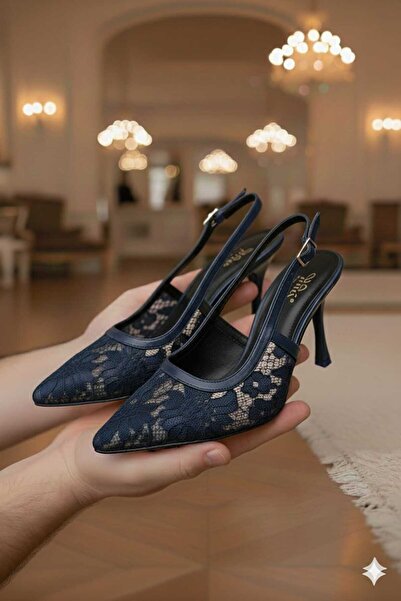 Mira style Prenses Dokunuşu Dantelli Stiletto”