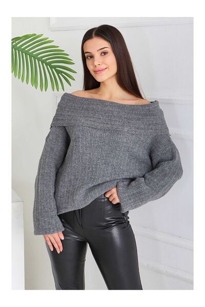 LC Waikiki Мадона Яка Трико Казак Антрацит - 27983-ANTRASIT