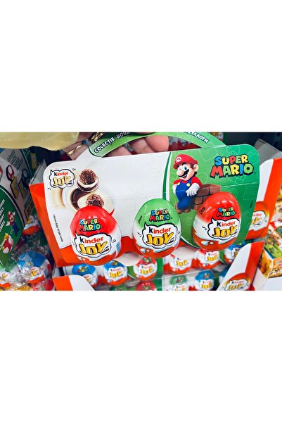 Kinder Joy Super Mario Sürpriz Yumurta – 3’lü Paket