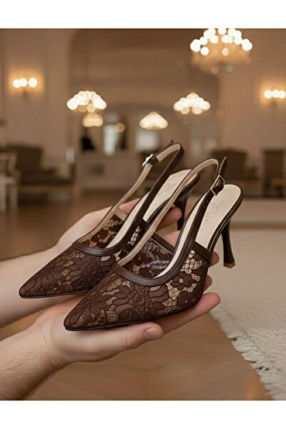 Mira style Prenses Dokunuşu Dantelli Stiletto”