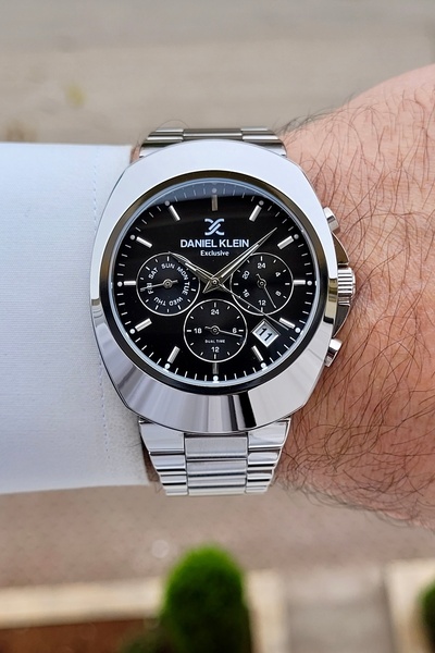 Daniel Klein Kadranı Siyah Kordonu Metalik Renk 2 Yıl Garantili 39 mm Gösterg...