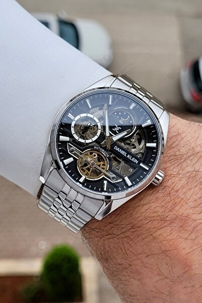 Daniel Klein Kadranı Siyah Kordonu Silver Renk 24 Ay Garantili 43 mm Gösterge...